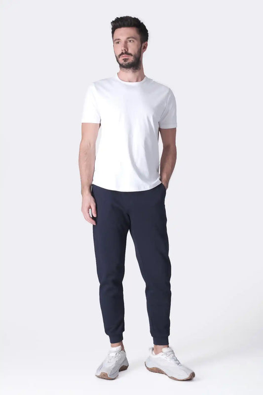 SPH0289 - Ultra Soft Stretch Interlock Back Zip Pocket Joggers 30” - Navy