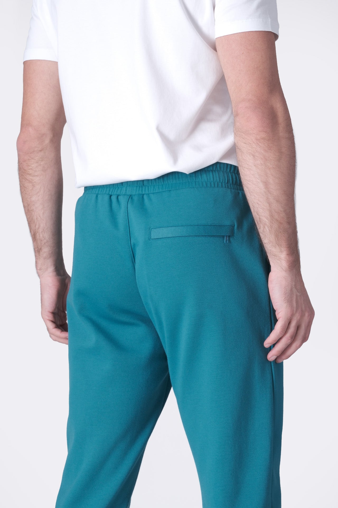 SPH0289 - Ultra Soft Stretch Interlock Back Zip Pocket Joggers 30” - Teal