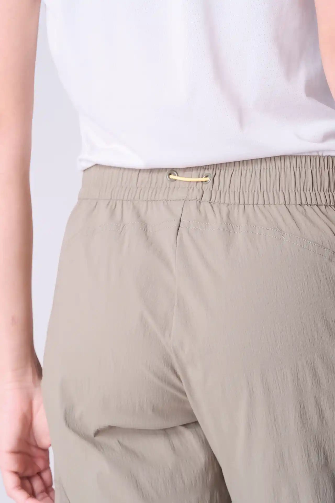SPWH0293 - Women's Water Resistant Mesh Panels Hiking Pants - Khaki
