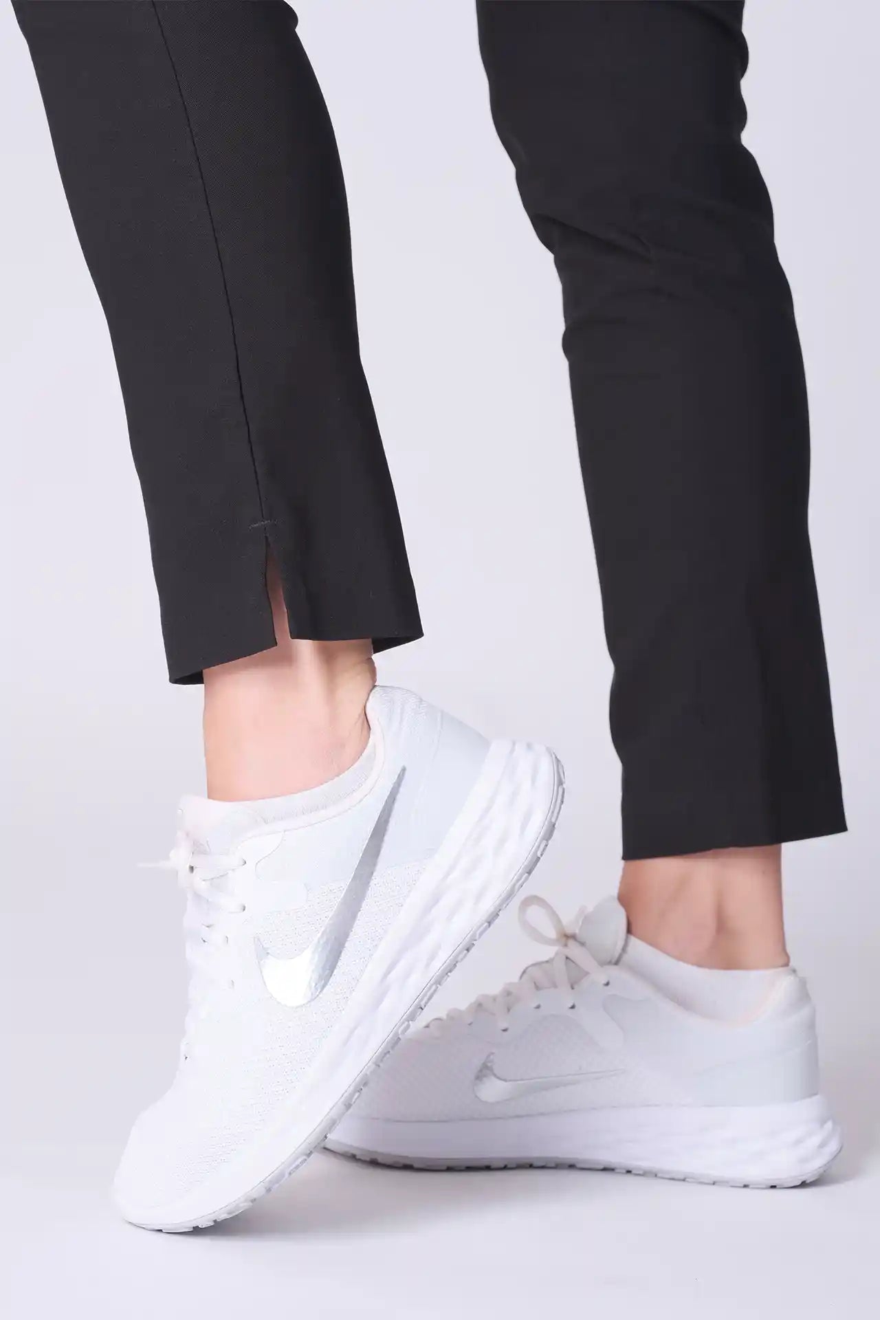 SPWH0295 - Women's Stretchy Pull On Pants 30" - Black