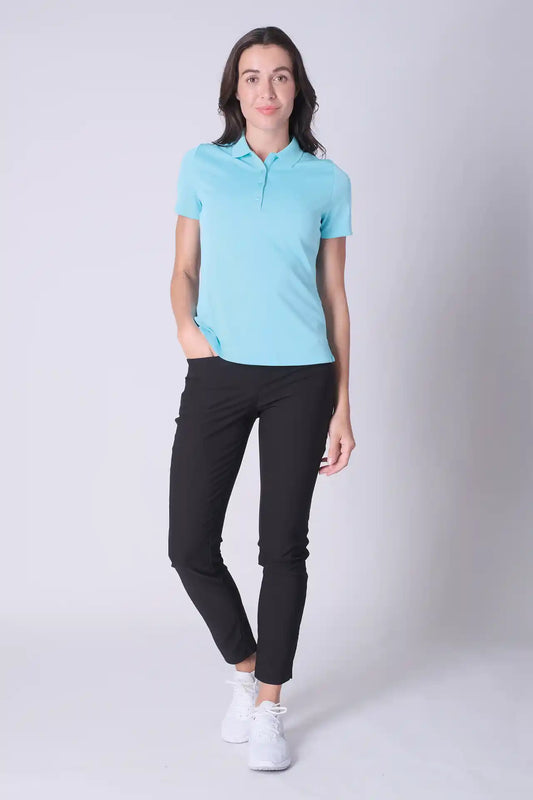 SPWH0295 - Women's Stretchy Pull On Pants 30" - Black