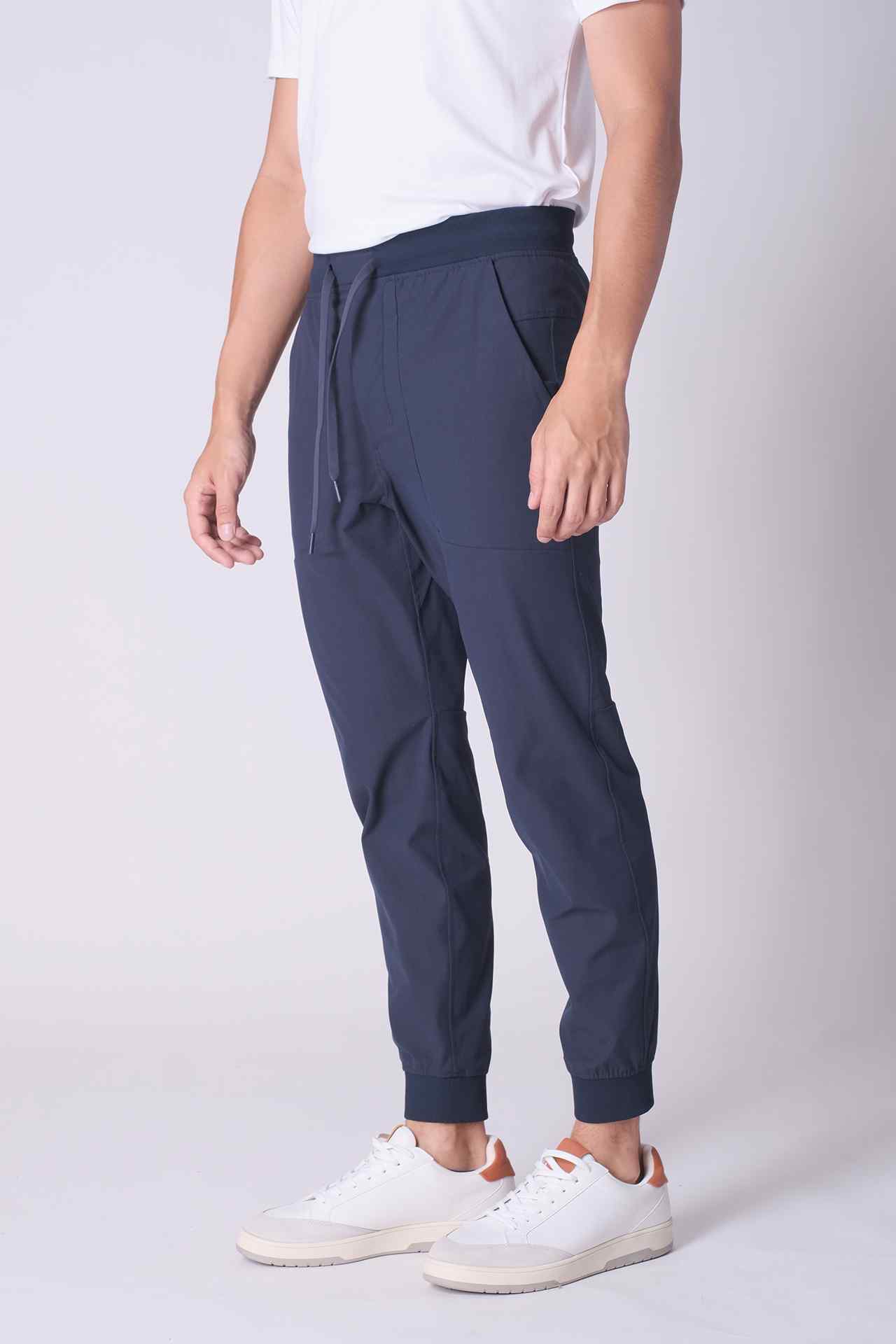 SPH0296 - Essential Stretch Nylon Twill Traveler Jogger 28" - Navy