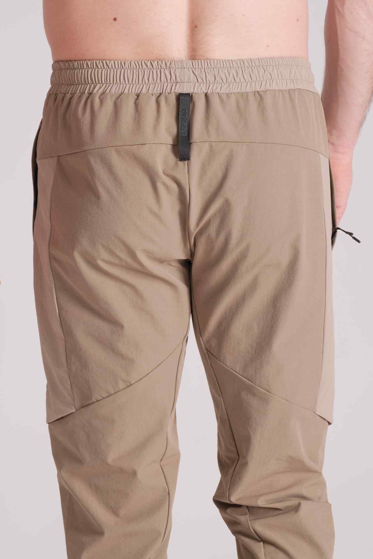SPH22008 - Water Resistant Stretch Side Mash Flex Outdoor Joggers 30" - Beige