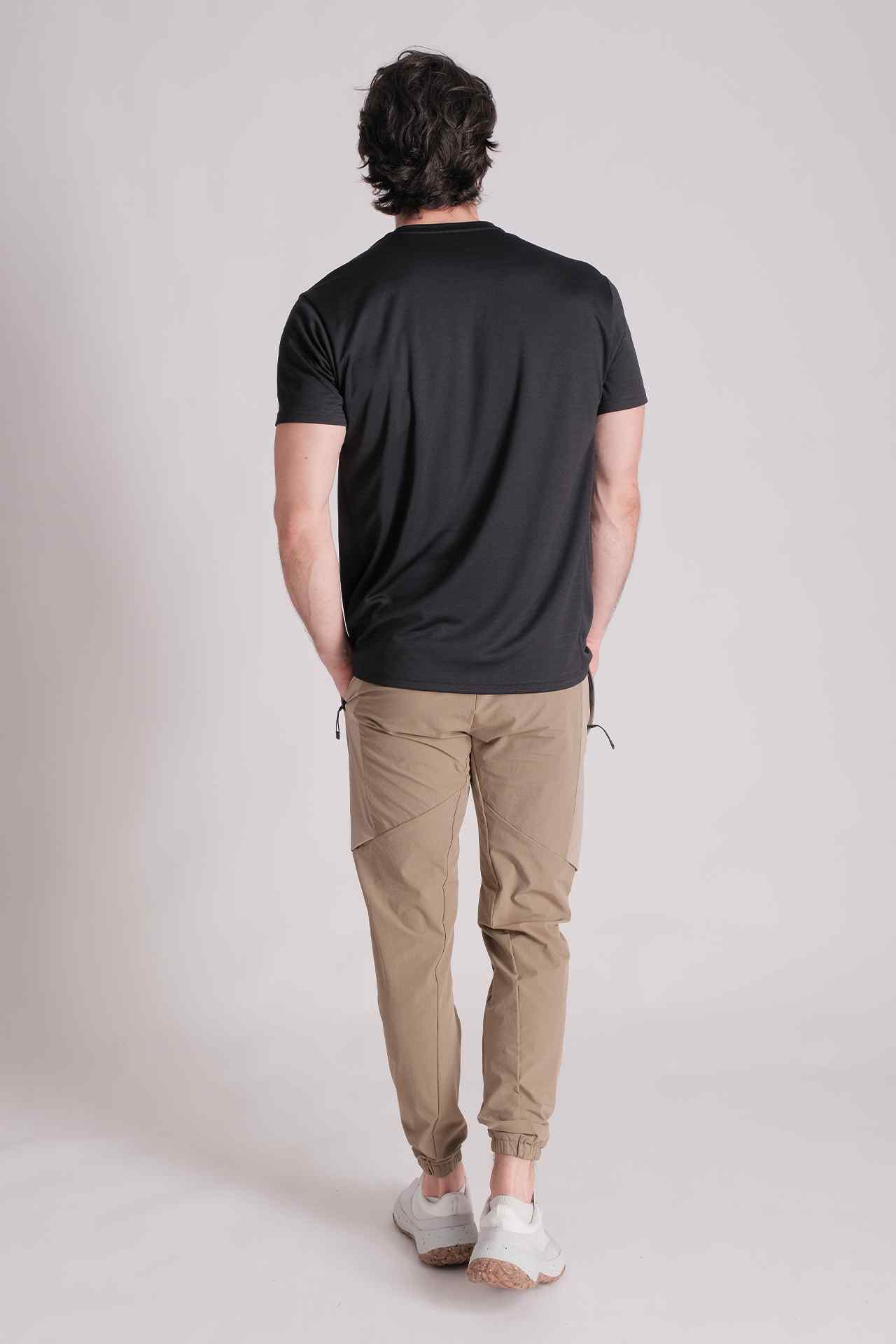 SPH22008 - Water Resistant Stretch Side Mash Flex Outdoor Joggers 30" - Beige