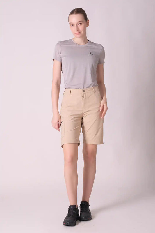 SPWH22015 - Women's Adjustable Length Straight Leg Pants - Khaki