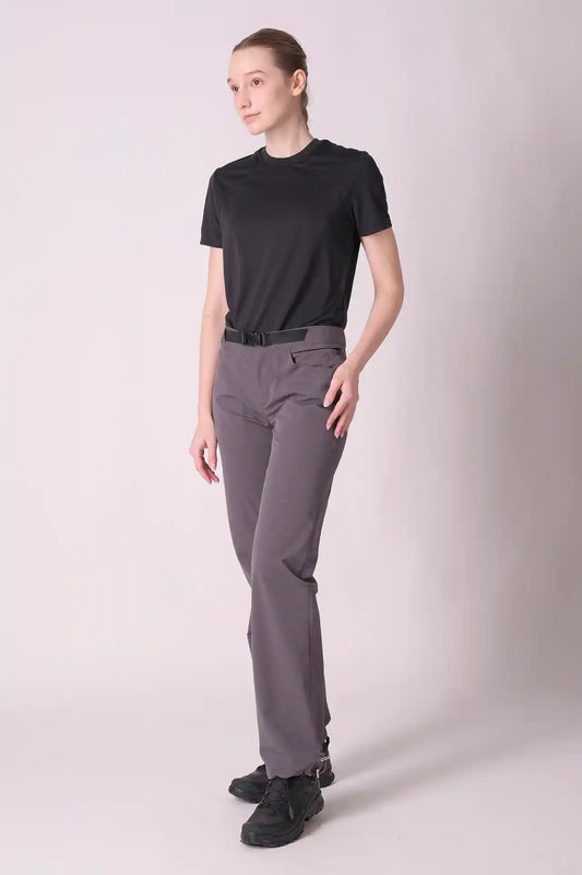 SPWH22016 - Women's Straight Leg Waterproof Brushed Pants - Grey