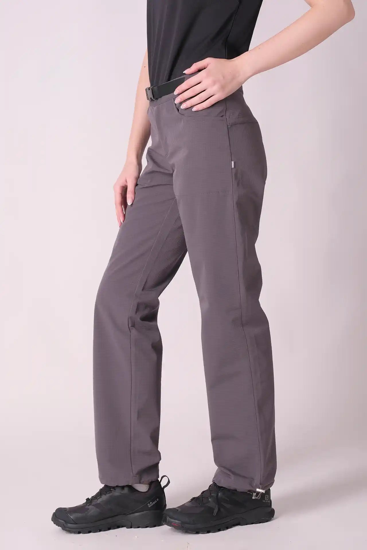 SPWH22016 - Women's Straight Leg Waterproof Brushed Pants - Grey