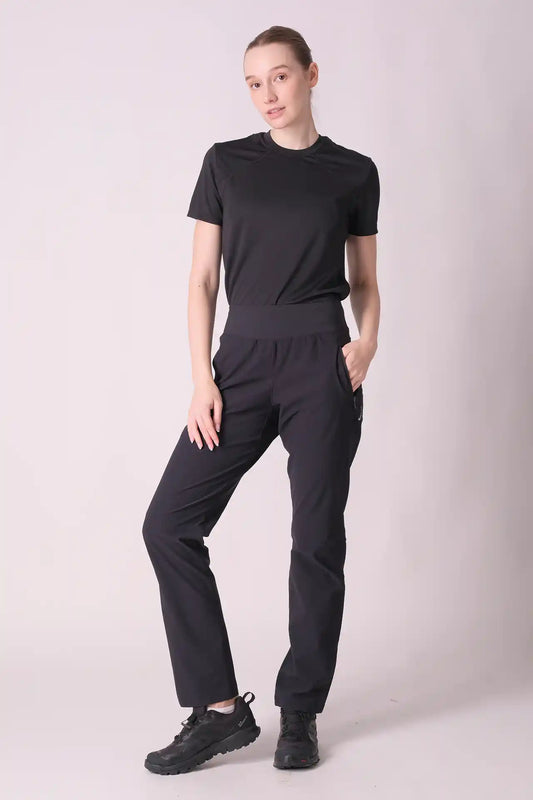 SPWH23010 - Women's Water Repellent Stretch Straight Pants 31" - Black