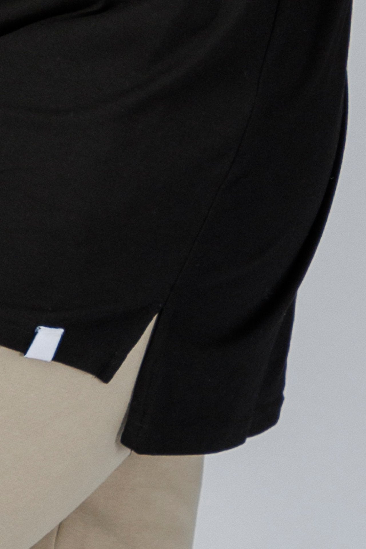 SPJ0226 - Ultra Soft Stretch Cotton Cap Sleeve Training Muscle Tee - Black