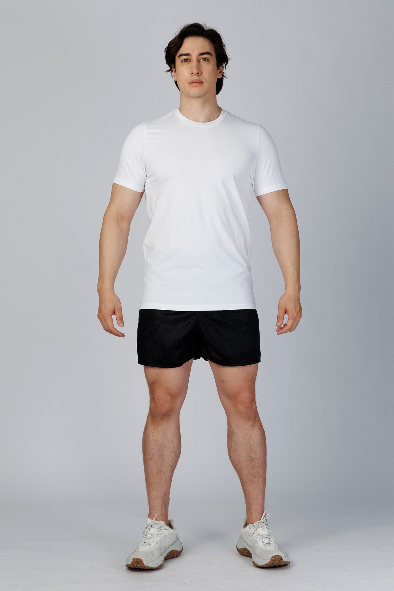 SPE0221 - Lightweight 2M Performance Mesh Shorts 4.0" - Black