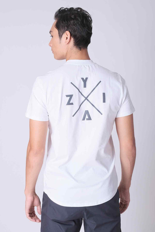 SPJ0348 - Ultra Soft Stretch Cotton Back LOGO Curve-Hem Tee