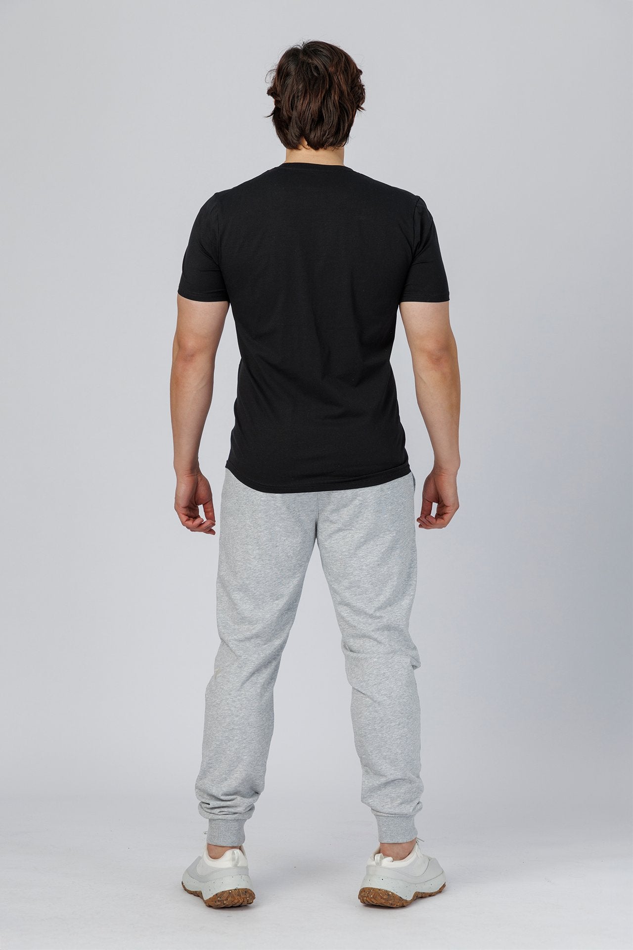 SPJ0391 - Ultra Soft Stretch Cotton Essential Short Sleeve Tee - Black
