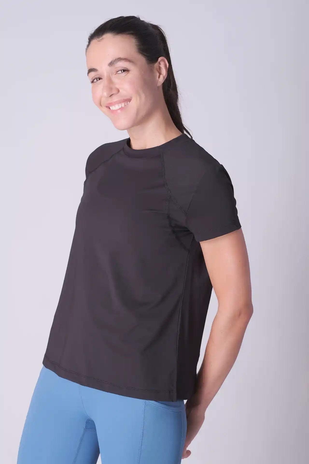 SPWJ0411 - Women's Basic Performance T-Shirt - Black
