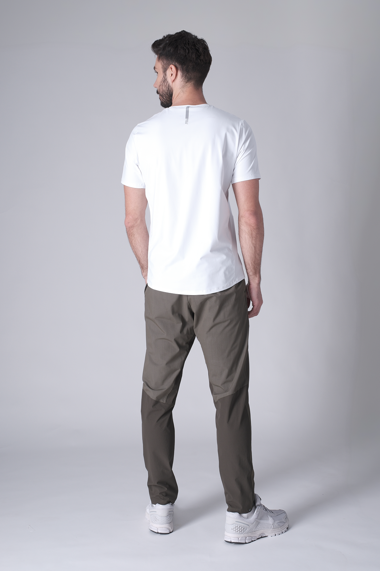 SPJ0437 - Ultra 4-Way Stretch Nylon Short Sleeve Training Tee - White