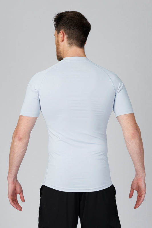 SPJ0458 - Tight Fit Ultra 4-Way Stretch Raglan Sleeve Training Tee - Light Grey