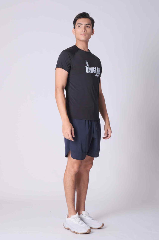 SPJ0459 - Cool Touch Stretch Nylon Mesh Training Tee - Black