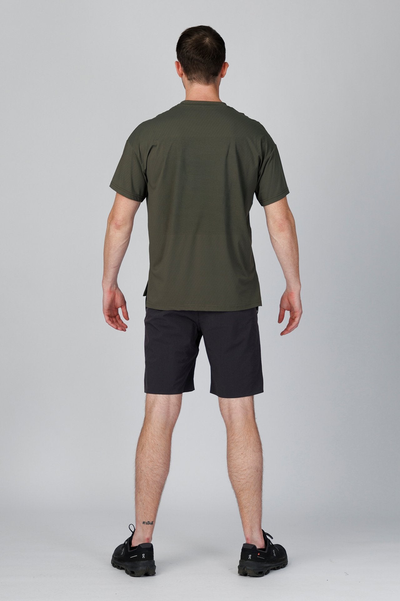 SPJ0477 - Ultra 4-Way Stretch Jacquard Jersey Performance Tee - Army