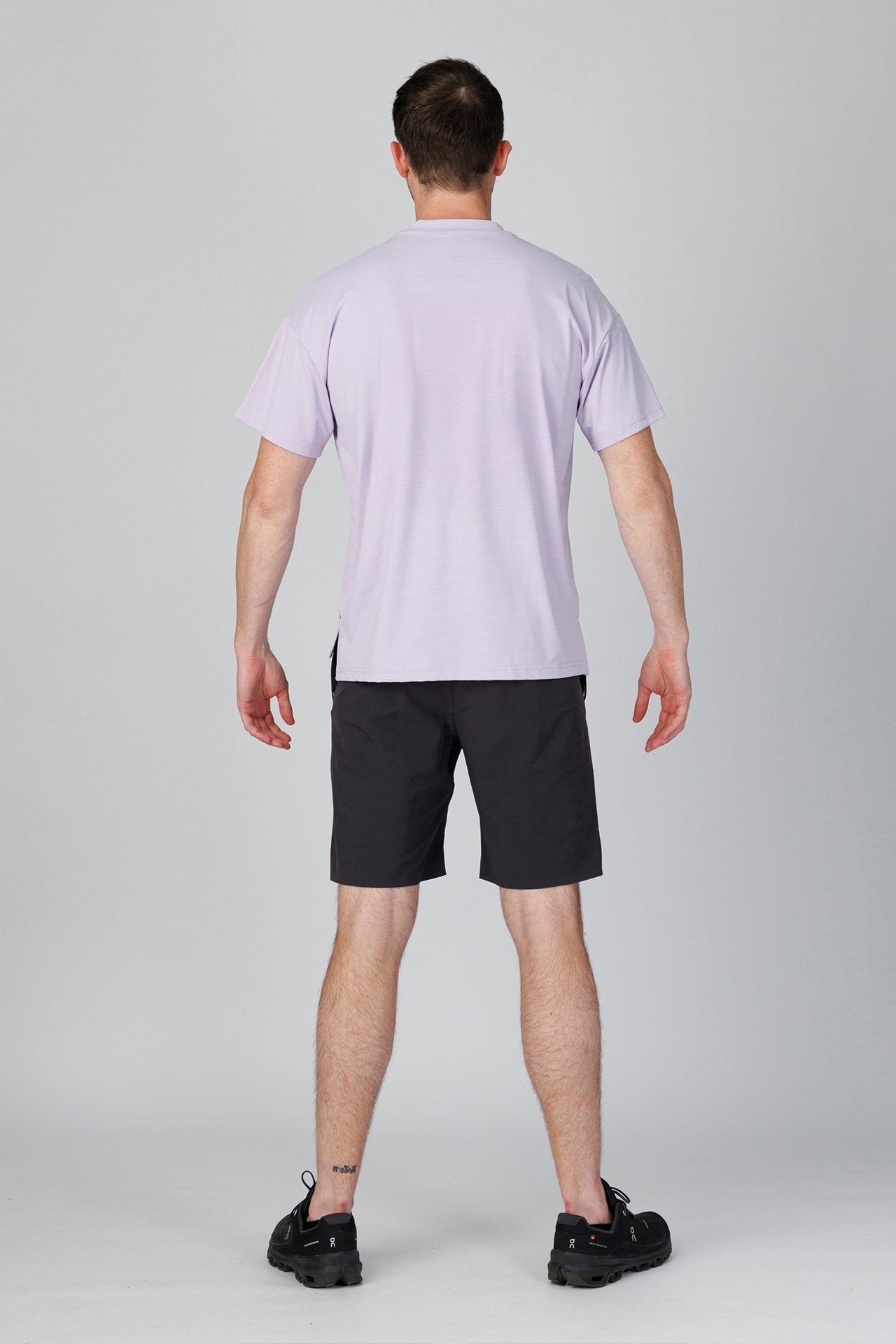 SPJ0477 - Ultra 4-Way Stretch Jacquard Jersey Performance Tee - Lilac