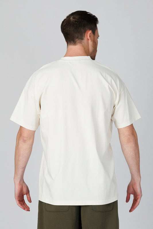 SPJ0499 - Relaxed Fit Ultra Soft Midweight Stretch Cotton Short Sleeve Recovery Tee - White