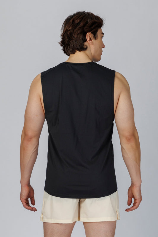 SPK0160 - Ultra 4-Way Stretch Nylon Training Muscle Tee - Black