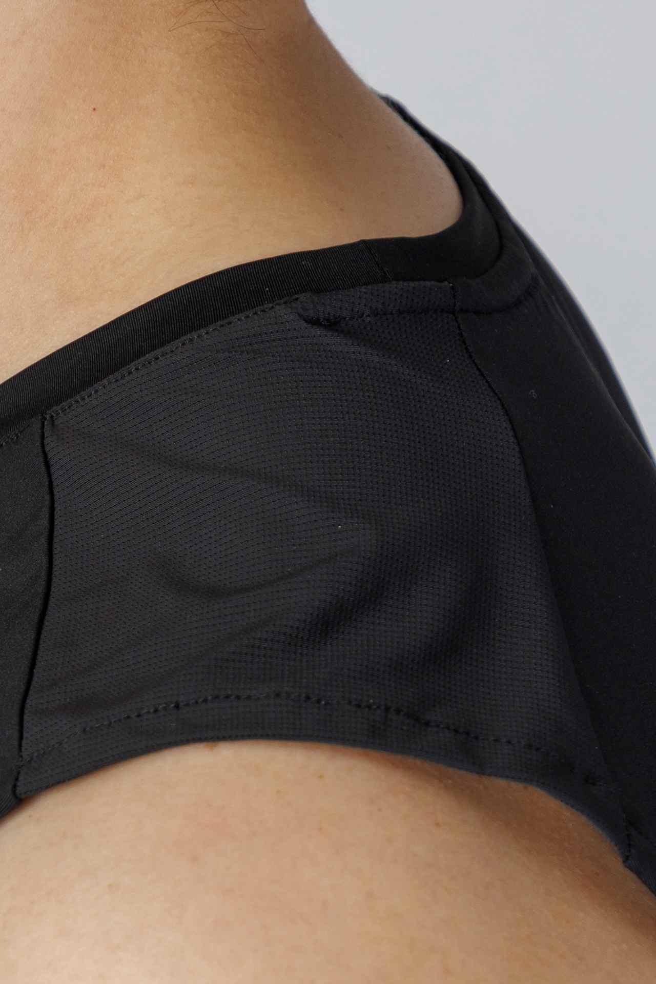 SPK0160 - Ultra 4-Way Stretch Nylon Training Muscle Tee - Black