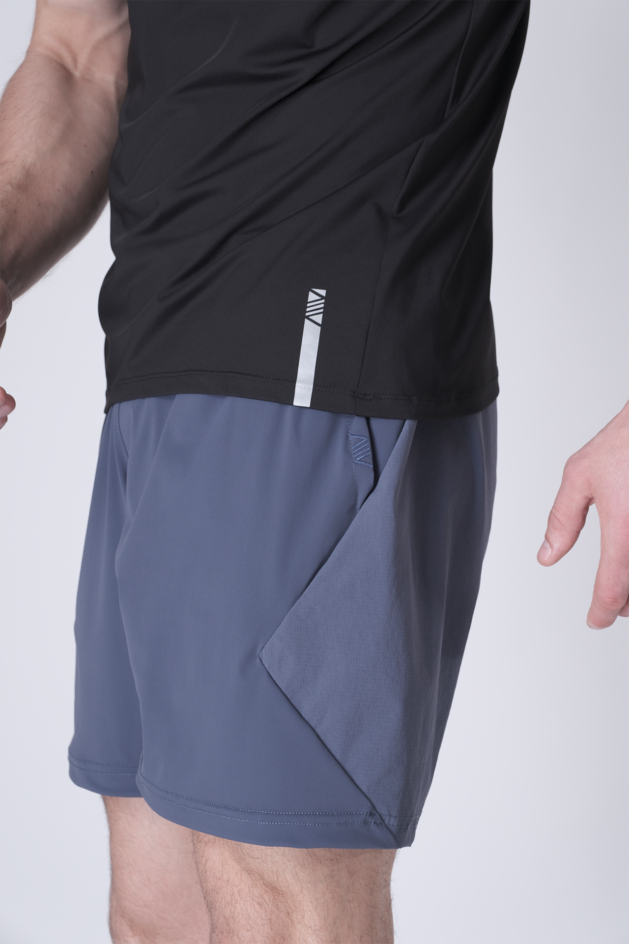 SPK0160 - Ultra 4-Way Stretch Nylon Training Muscle Tee - Black
