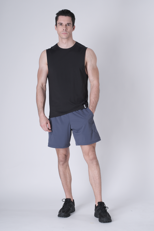 SPK0160 - Ultra 4-Way Stretch Nylon Training Muscle Tee - Black