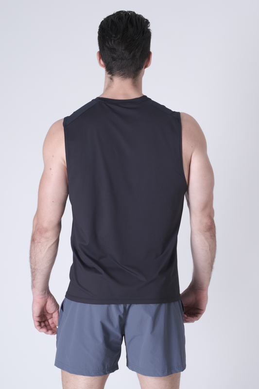 SPK0160 - Ultra 4-Way Stretch Nylon Training Muscle Tee - Navy
