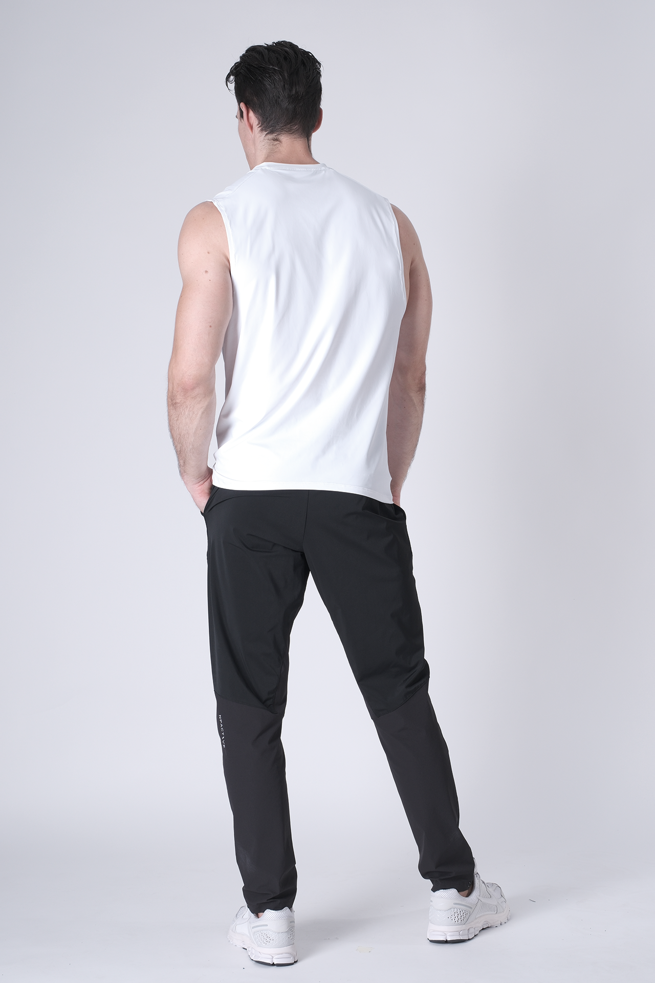 SPK0160 - Ultra 4-Way Stretch Nylon Training Muscle Tee - White