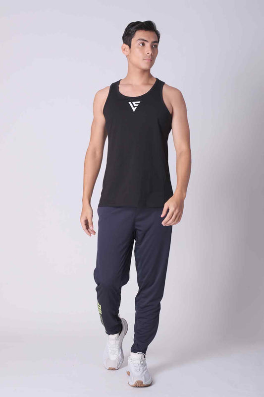 SPK0167 - Ultra-Soft Stretch Cotton React Gym Tank - Black