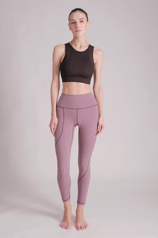 SPWL0031 - Women's Curve Seam 7/8 Legging 26” - Purple