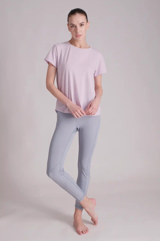 SPWL0033 - Women's Curves Seam Training Leggings 26” - Blue