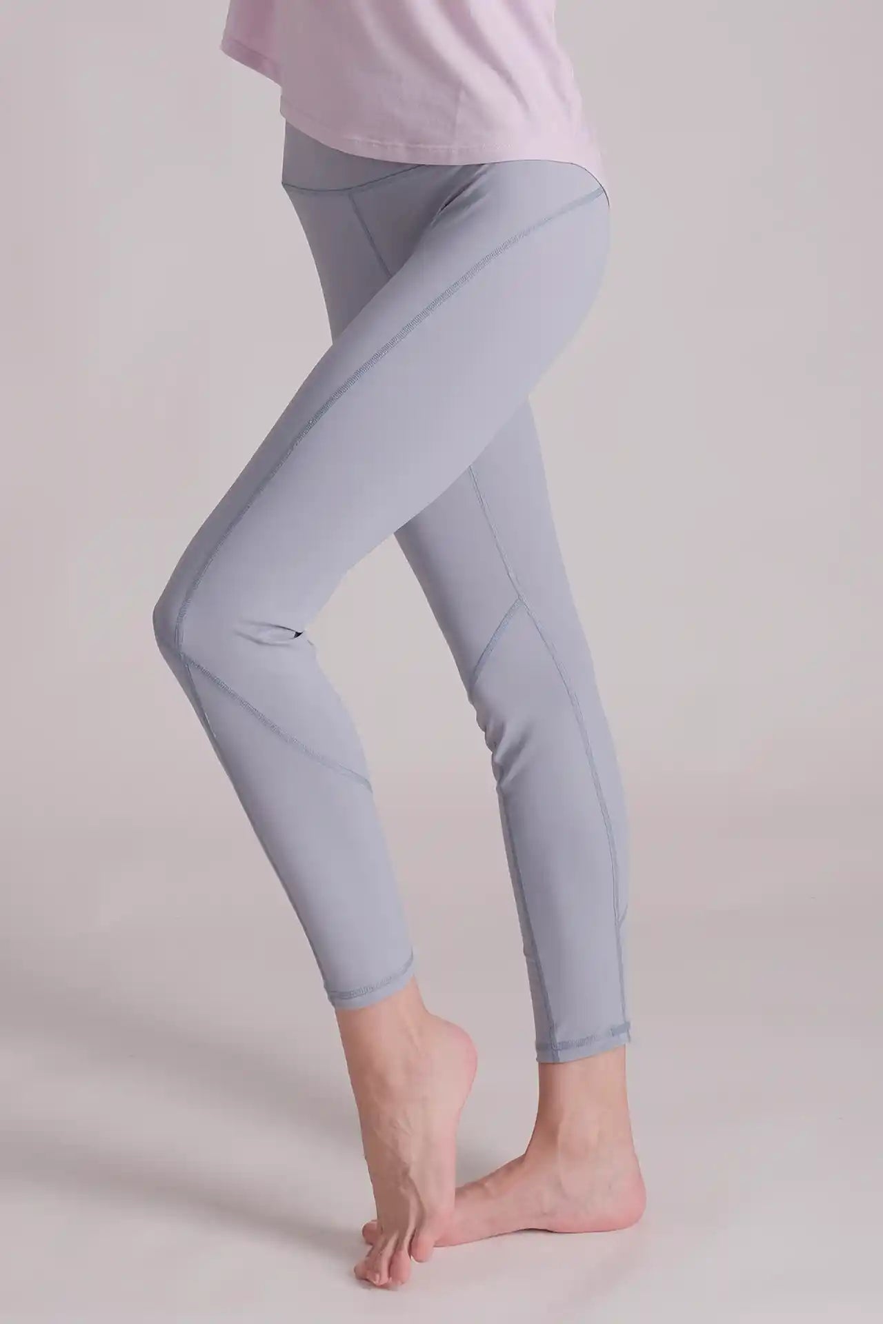 SPWL0033 - Women's Curves Seam Training Leggings 26” - Blue