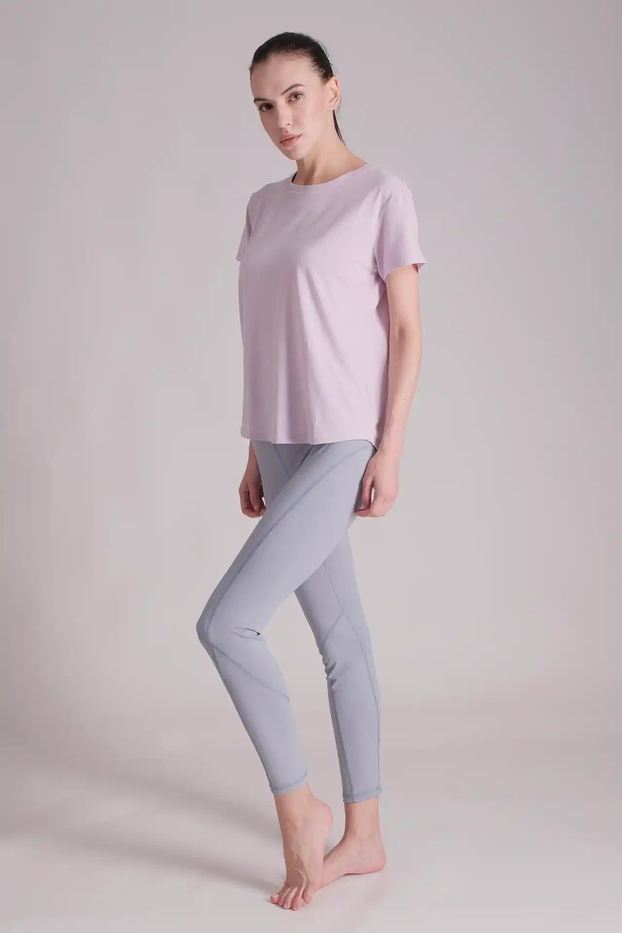 SPWL0033 - Women's Curves Seam Training Leggings 26” - Blue