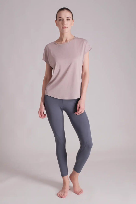 SPWL21001 - Women's Back Zip Pocket Leggings 26” - Slate