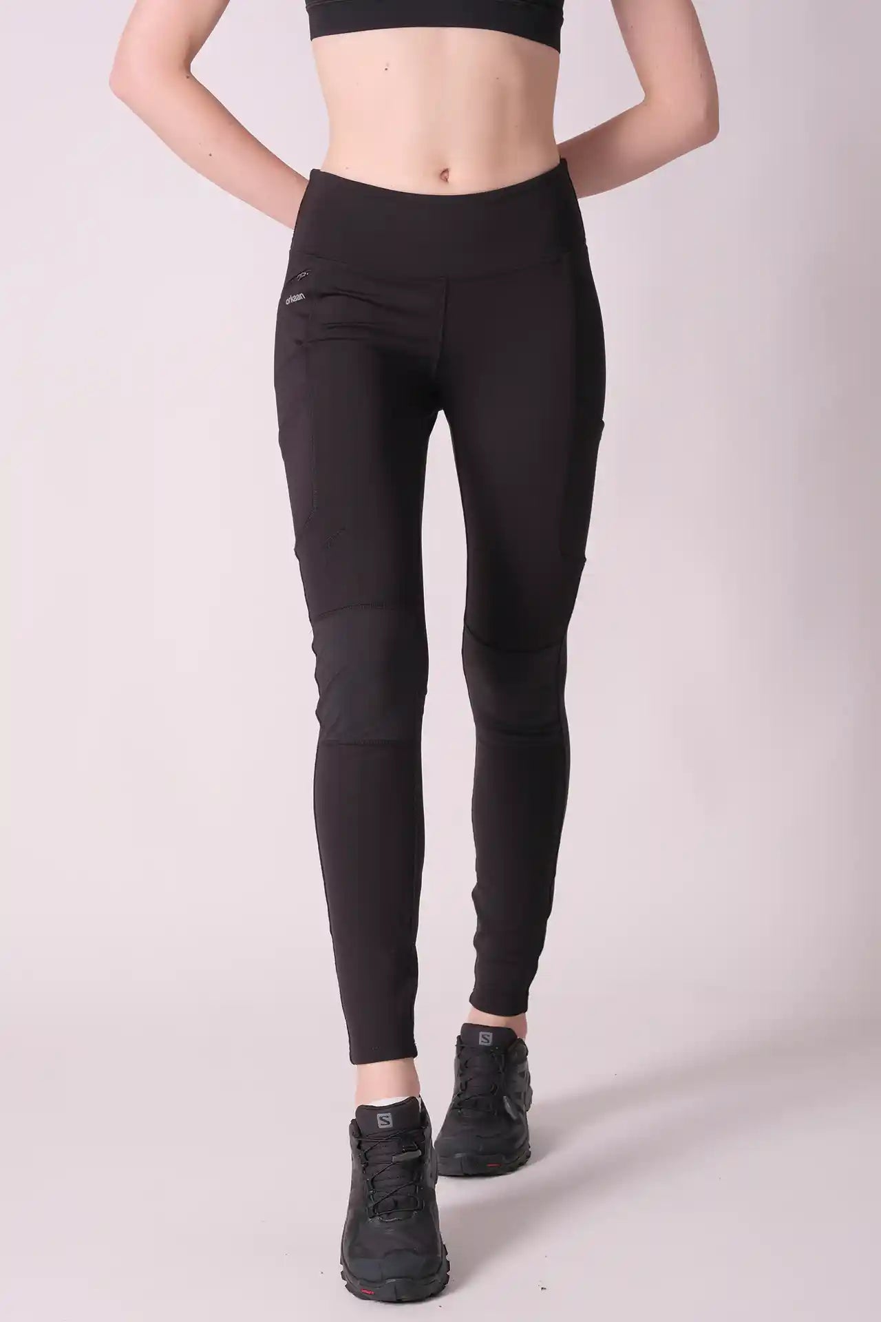 SPWL23003 - Women's Functional Pockets Leggings 28” - Black