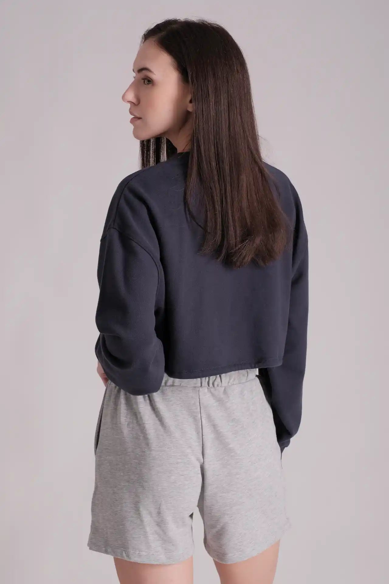 SPWM0160 - Women's Essential Super Cropped Sweatshirt