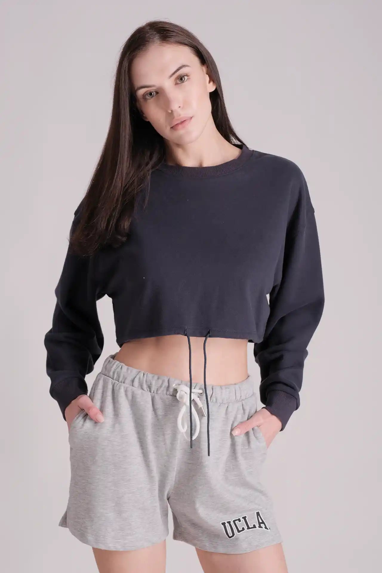 SPWM0160 - Women's Essential Super Cropped Sweatshirt