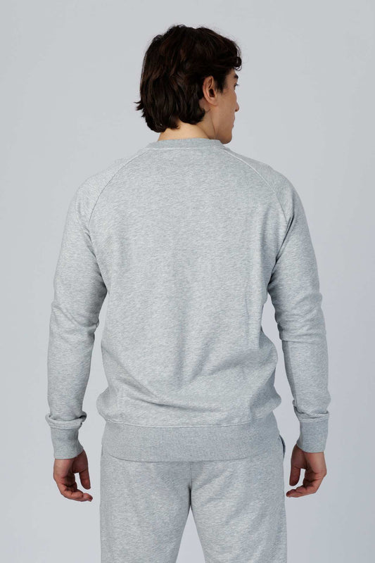 SPM0209 - Ultra Soft Stretch Interlock Travel Pullover - Heather grey