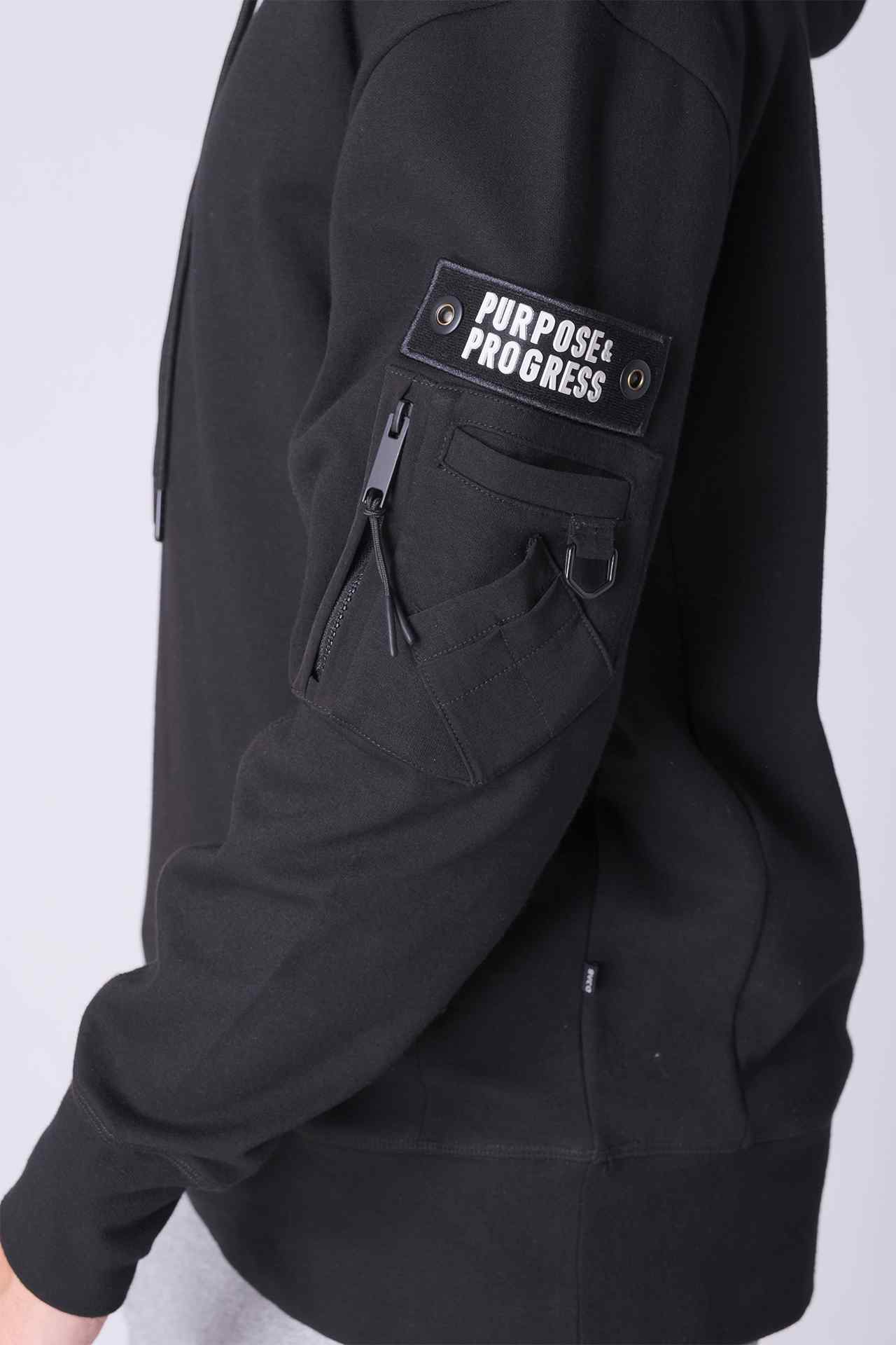 SPN0201 - Ultra Soft Tactical Details Performance Hoodie - Black