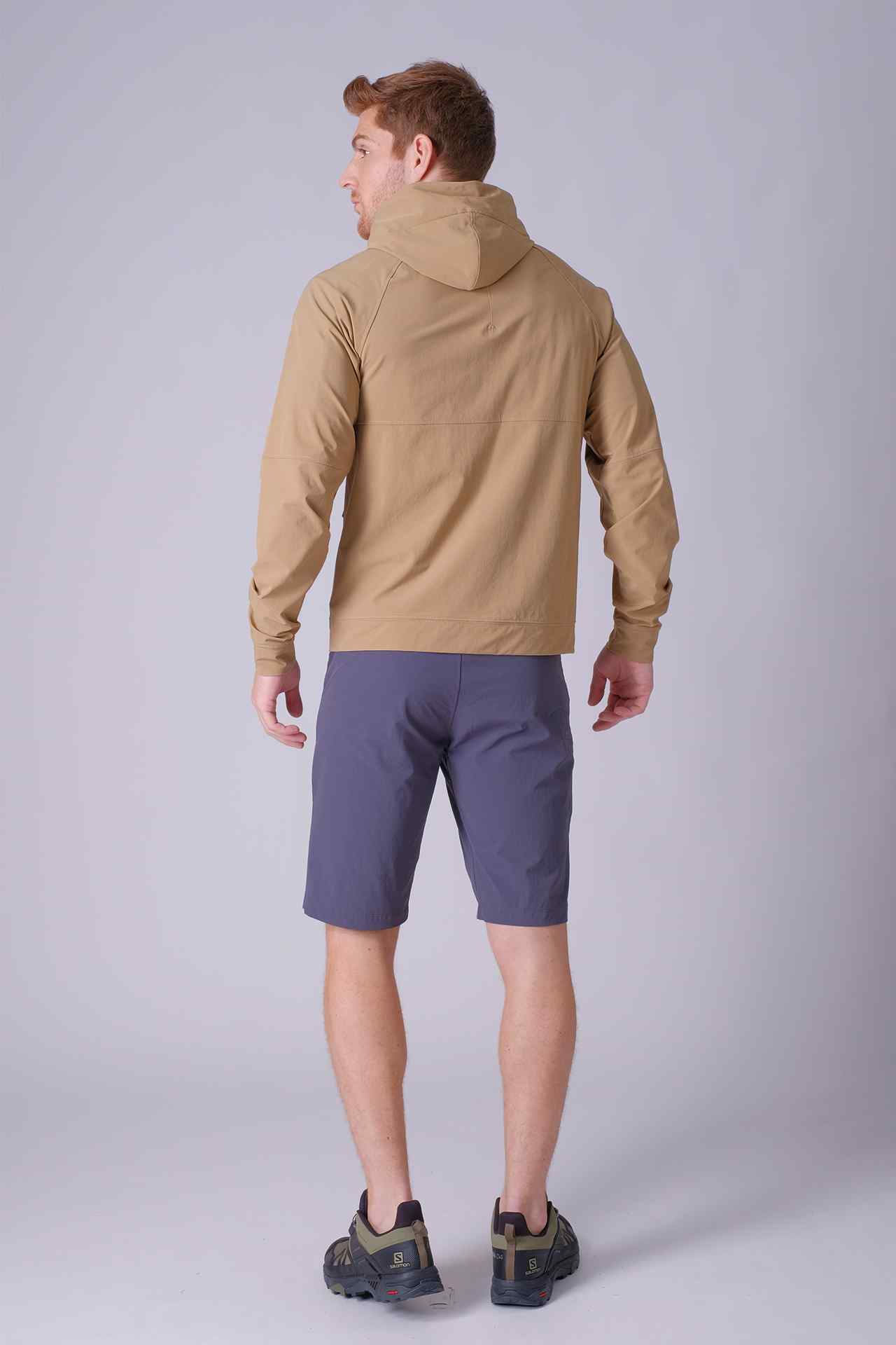 SPN0217 - Full-Zip Hooded Anti-UV Hiking Jacket - Khaki