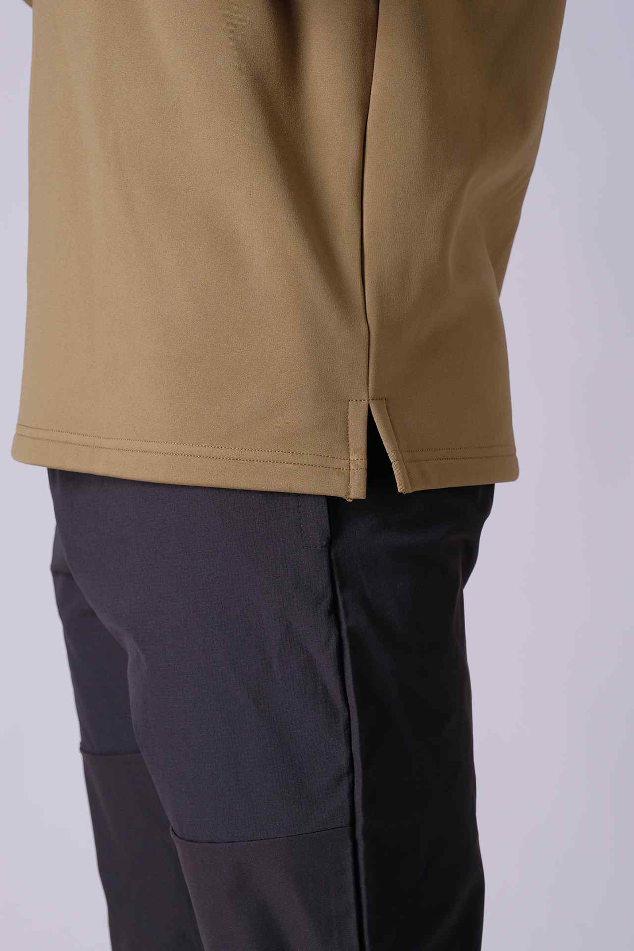 SPN0281 - Stretch Thermal Fleece Daily Tapered Outdoor Hoodie - Army