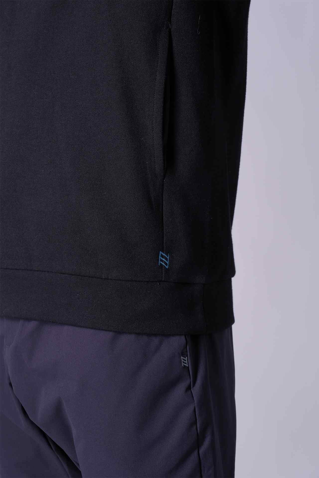 SPN0293 - Essential Soft Interlock Side Pocket Hoodie - Black
