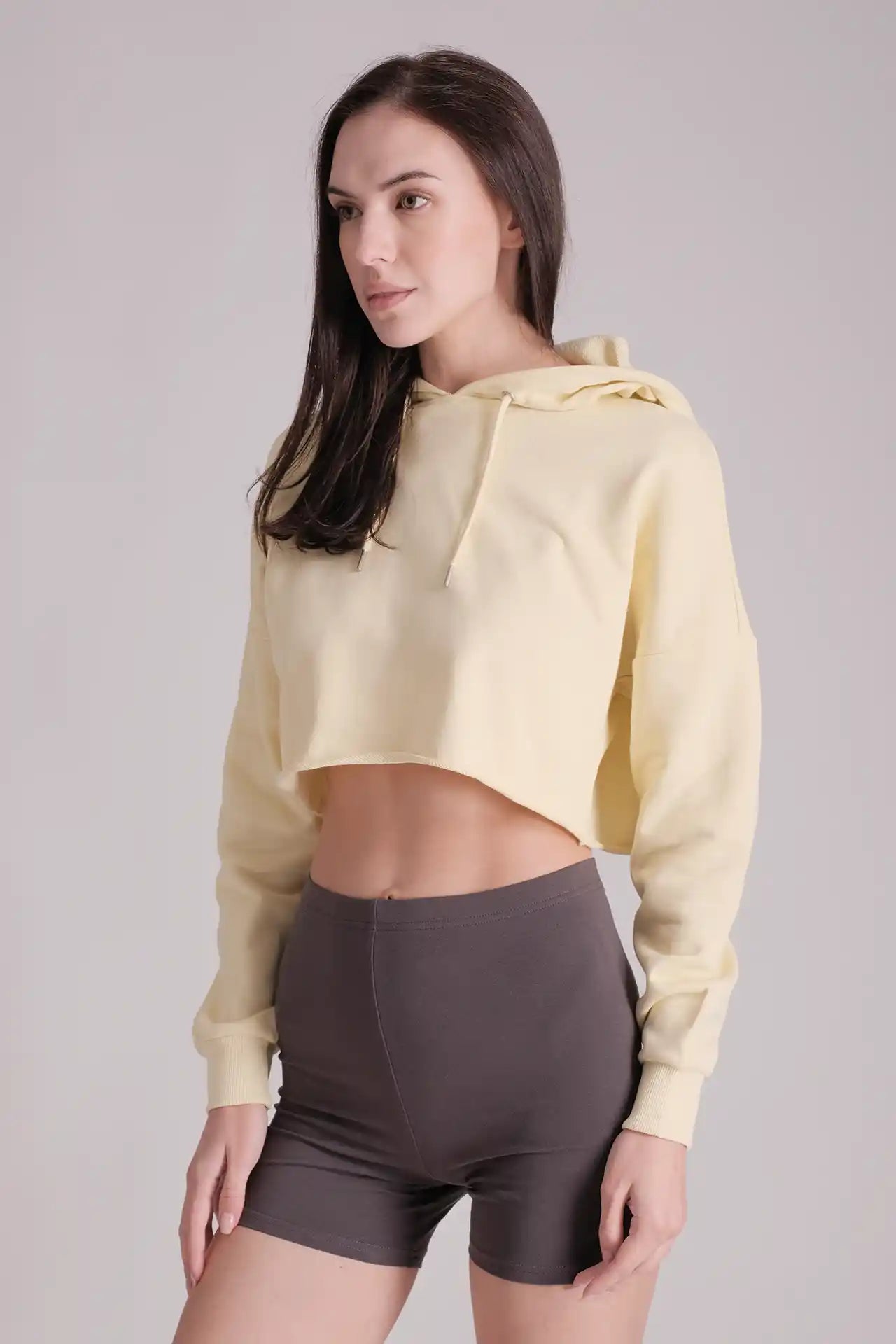SPWN0296 - Women's Essential Super Crop Hoodie