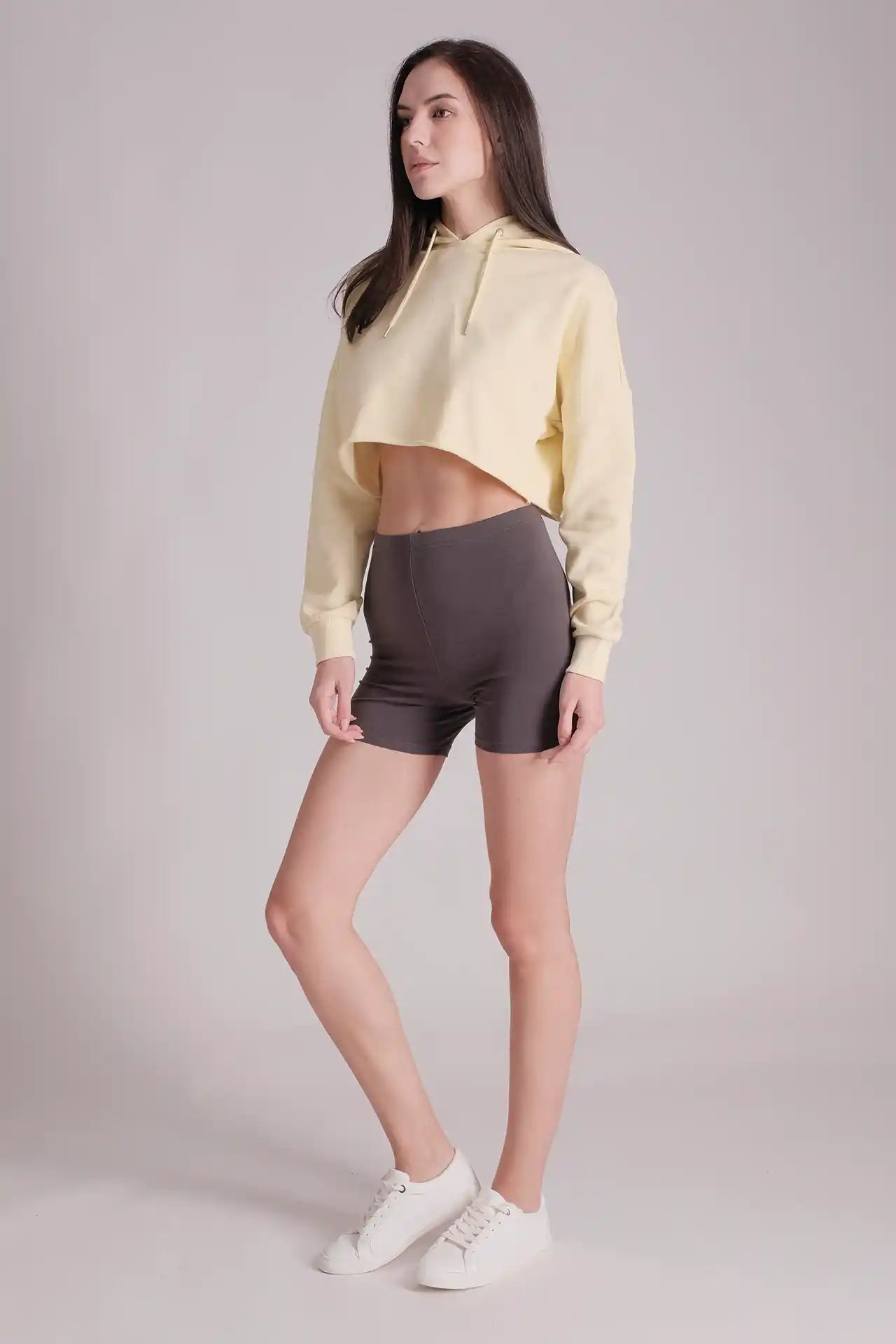 SPWN0296 - Women's Essential Super Crop Hoodie