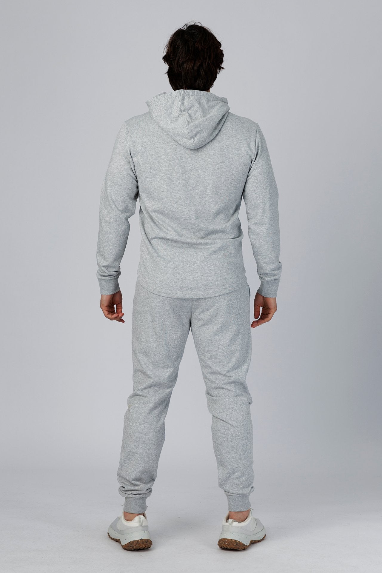SPH0289 - Ultra Soft Stretch Interlock Back Zip Pocket Joggers 30” - Heather Grey