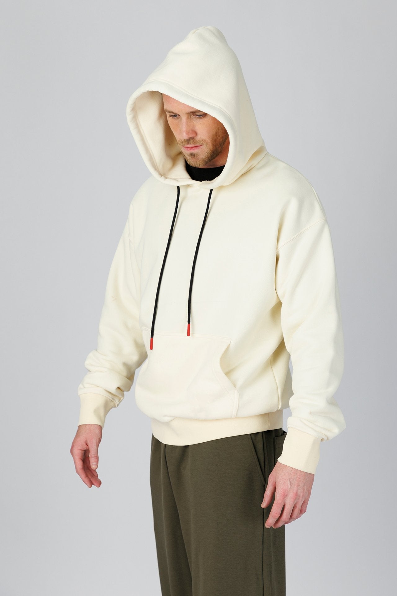SPN0332 - Finest 500G Cotton Fleece Hoodies - Natural