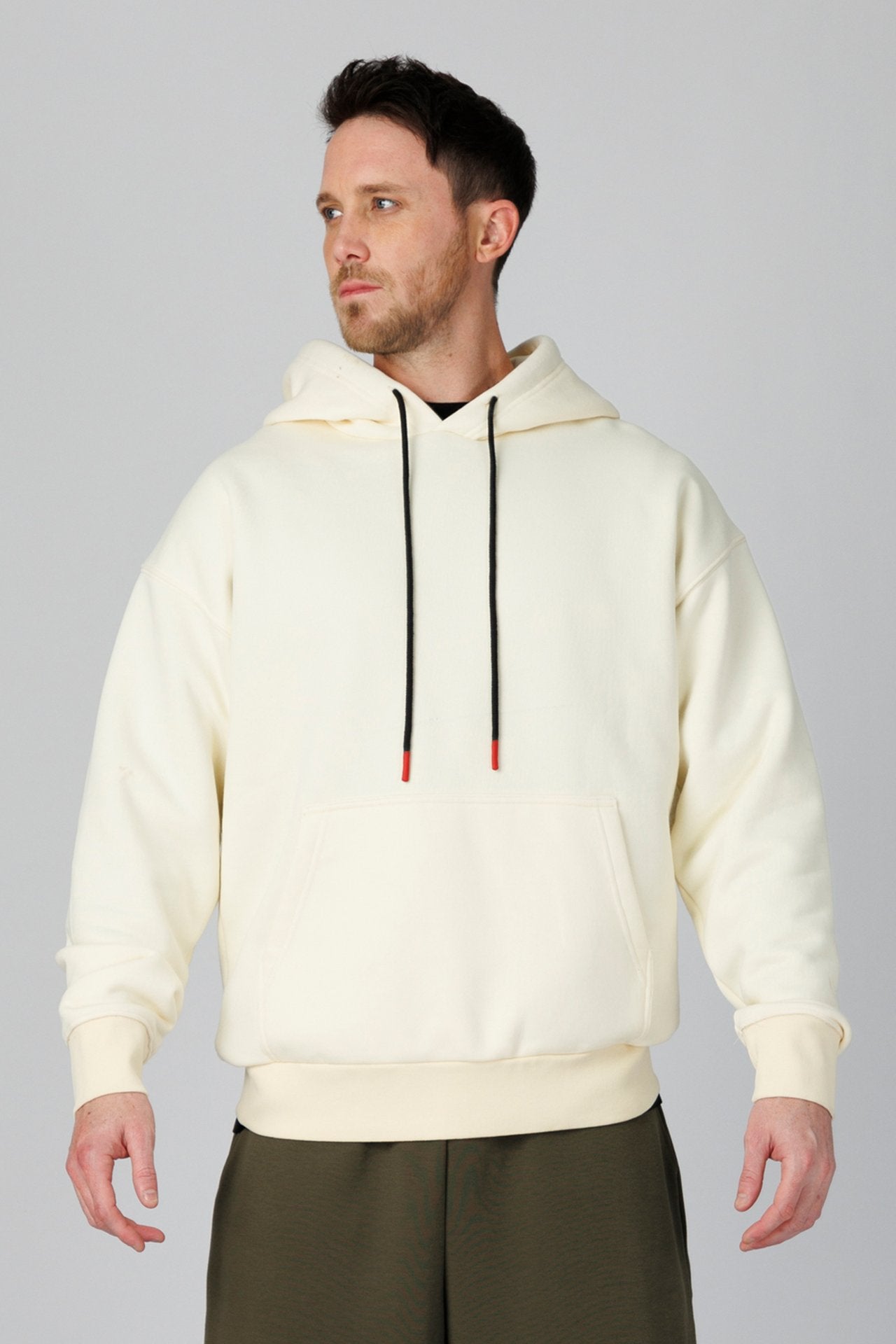 SPN0332 - Finest 500G Cotton Fleece Hoodies - Natural