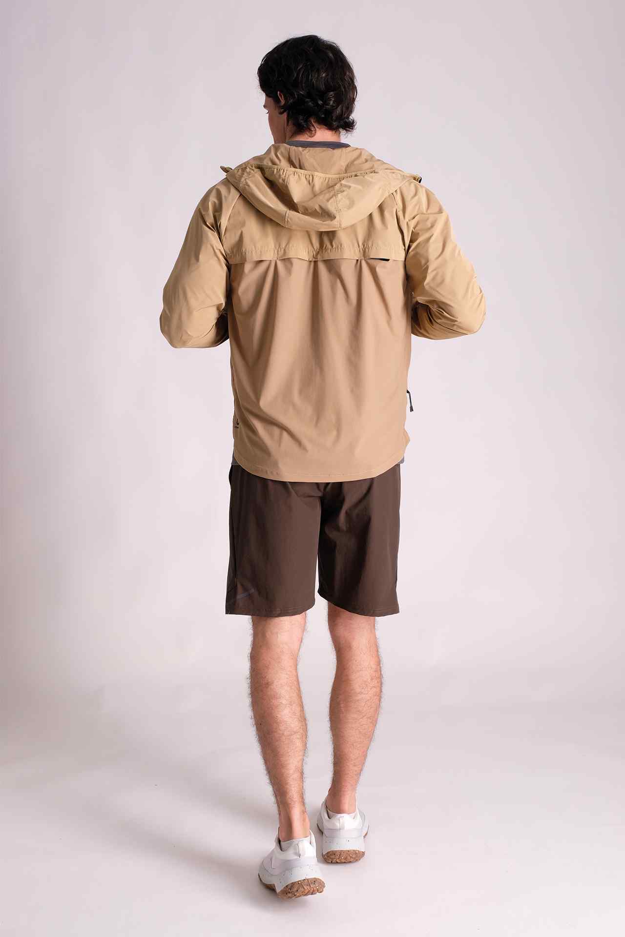 SPO0182 - Water Repellent Full-Zip Hooded Outdoor Windbreaker Jacket