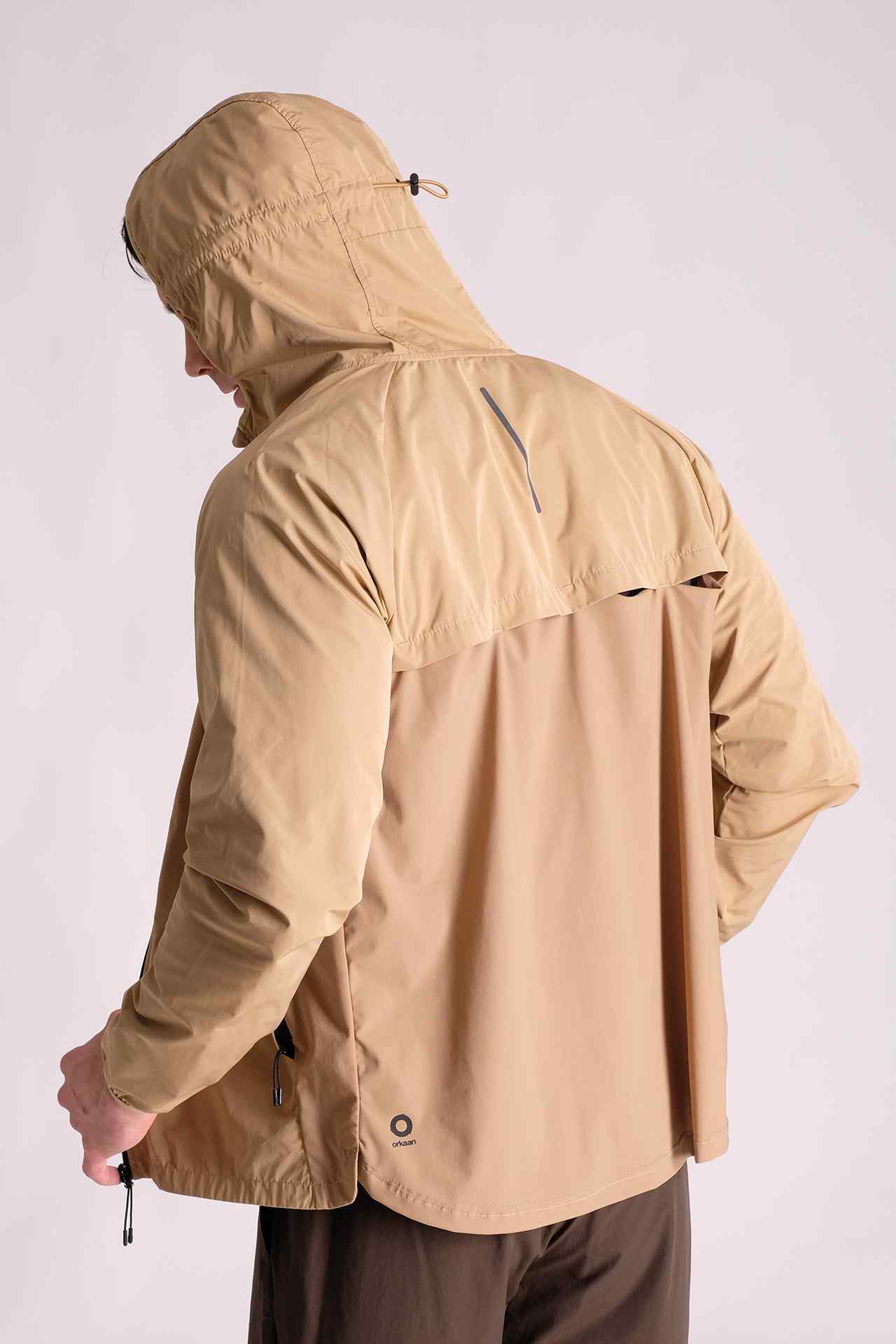 SPO0182 - Water Repellent Full-Zip Hooded Outdoor Windbreaker Jacket